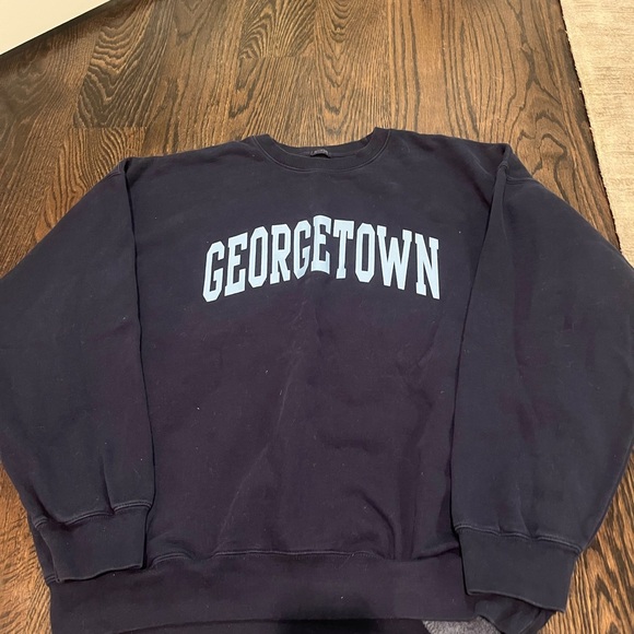 Georgetown Navy Blue Men's Sweater - Picture 1 of 3